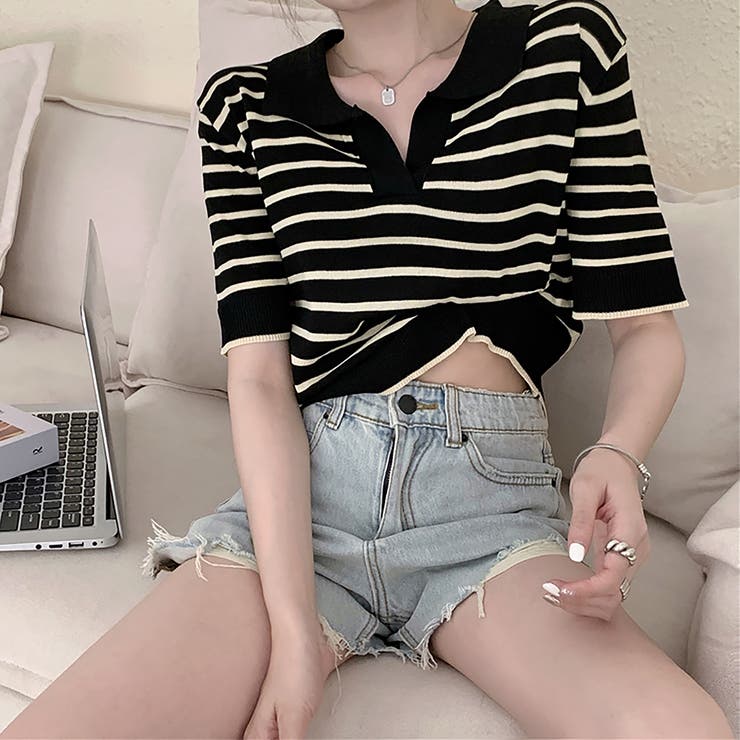 ブラック2 | ニットセーター | Girly Doll