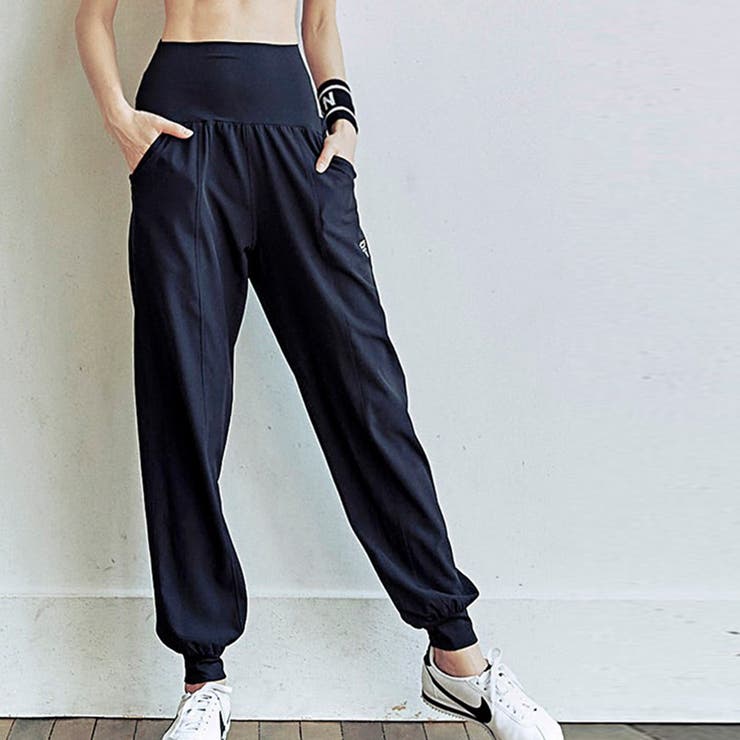 レディース 反射デザインハイウエストフィットネスヨガスウェットパンツ | Girly Doll | 詳細画像8 