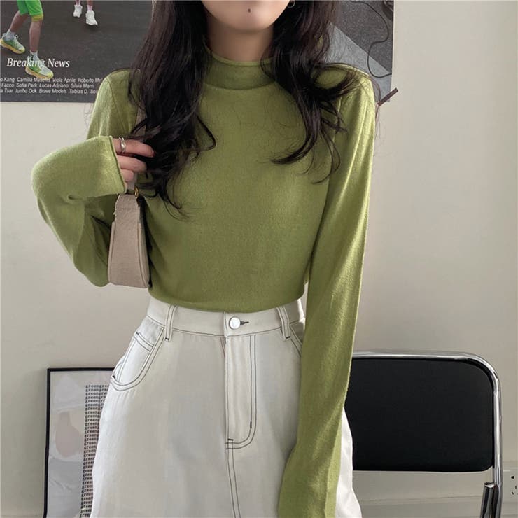 グリーン | ニットセーター | Girly Doll