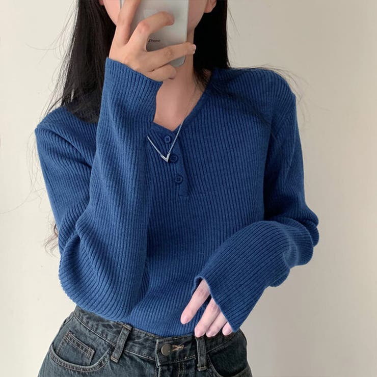 ブルー | ニットセーター | Girly Doll