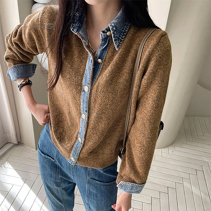 ブラウン | カーディガン | Girly Doll