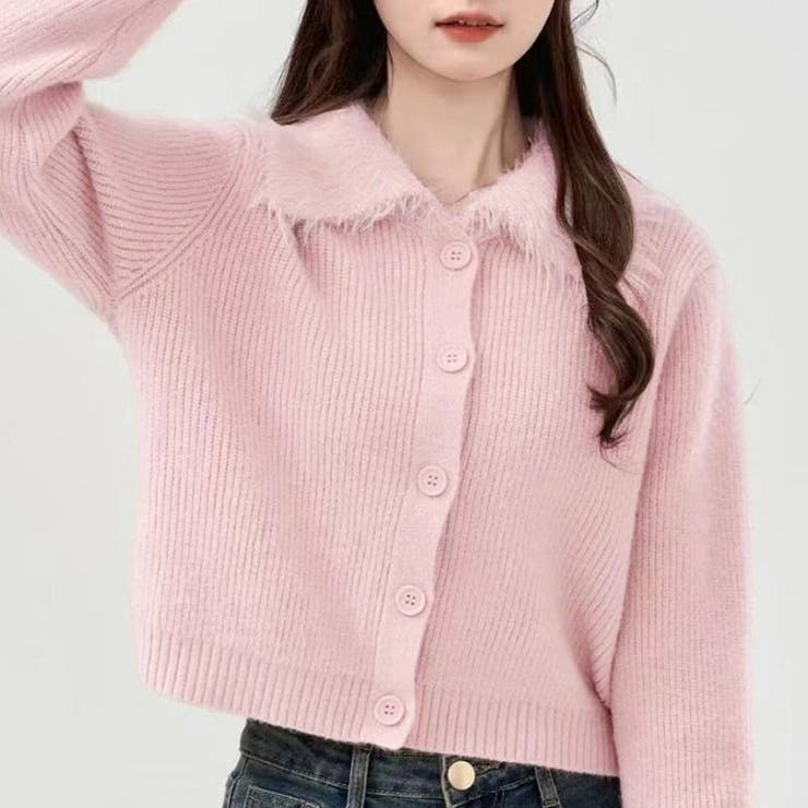 ピンク | ニットカーディガン | Girly Doll