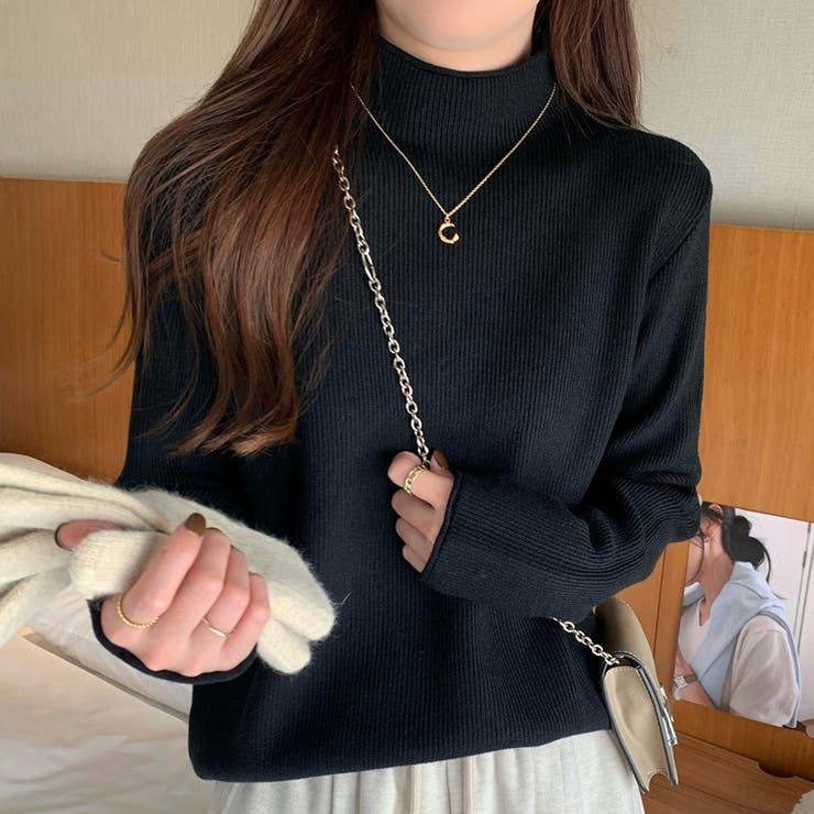 ブラック | ニットセーター | Girly Doll