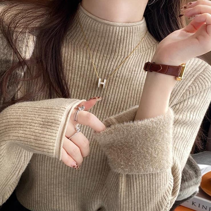 ベージュ | ニットセーター | Girly Doll