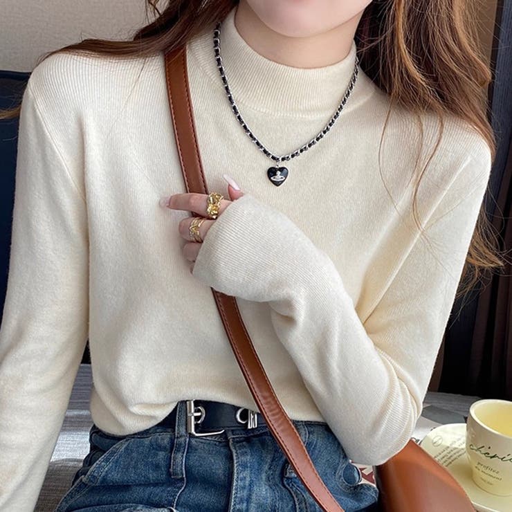 ベージュ | ニットセーター | Girly Doll