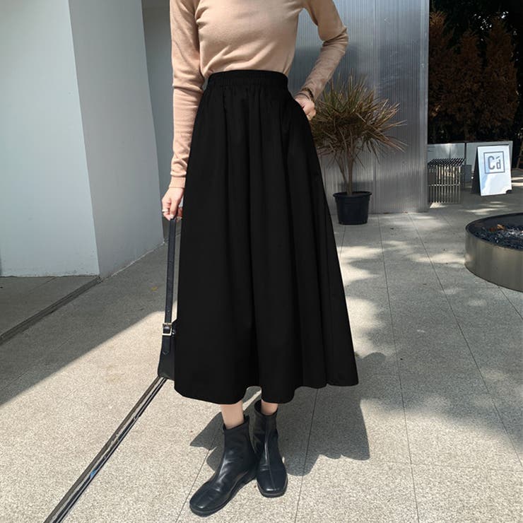 ブラック | ロングスカート | Girly Doll