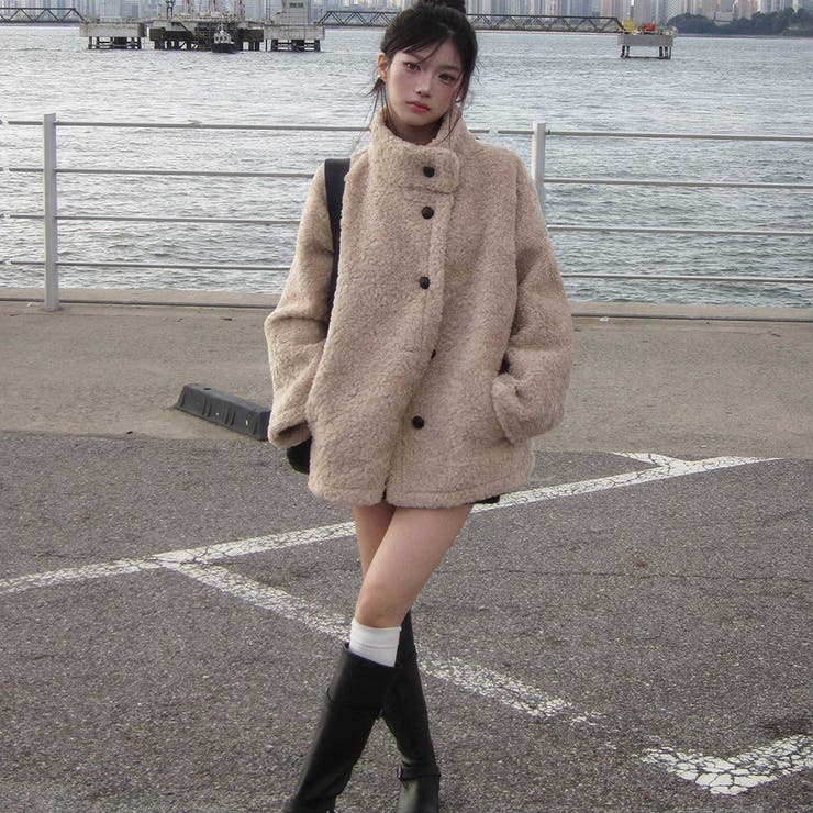 フェイクファーコート | Girly Doll | 詳細画像15 