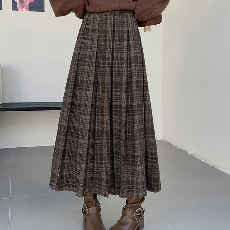 ブラウン | ロングスカート | Girly Doll