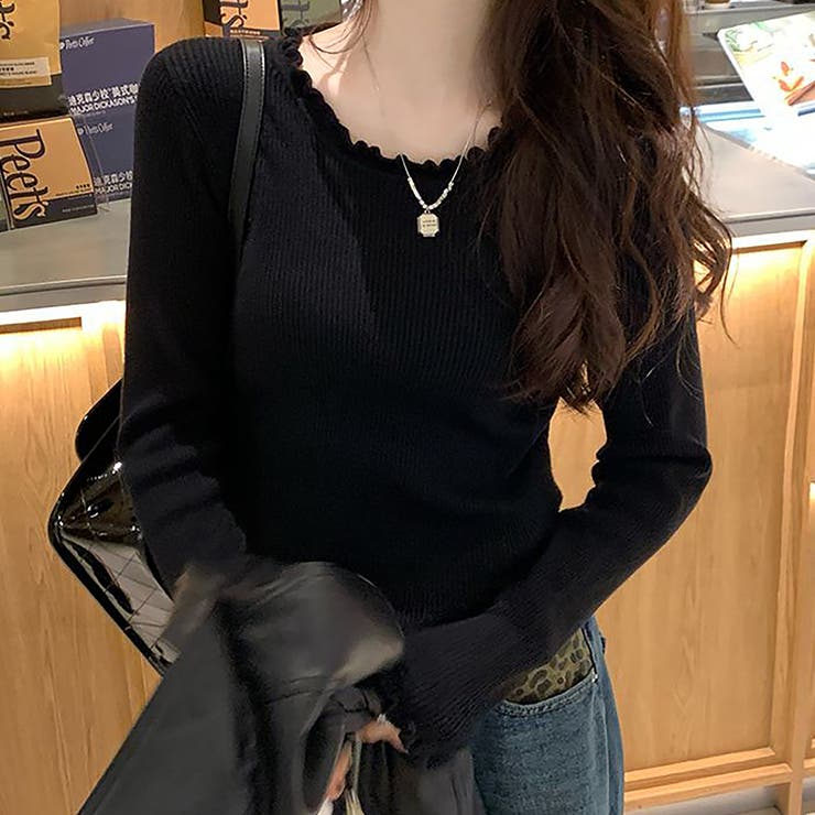 ブラック | ニットセーター | Girly Doll