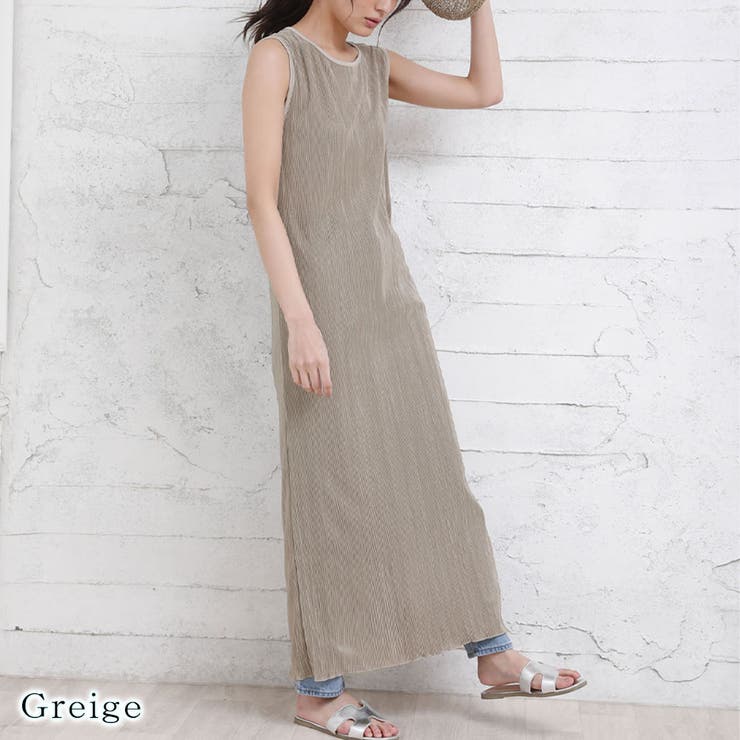 サテンミニプリーツノースリーブマキシワンピース 品番 Zj Girly Doll ガーリードール のレディースファッション通販 Shoplist ショップリスト