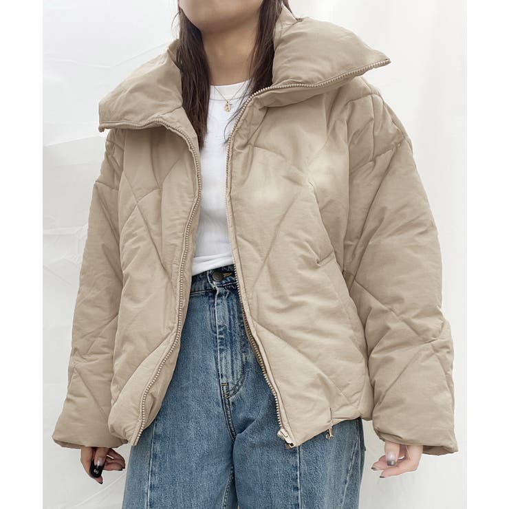 ビッグカラーキルティング中綿ブルゾン | Doula Doula | 詳細画像2 