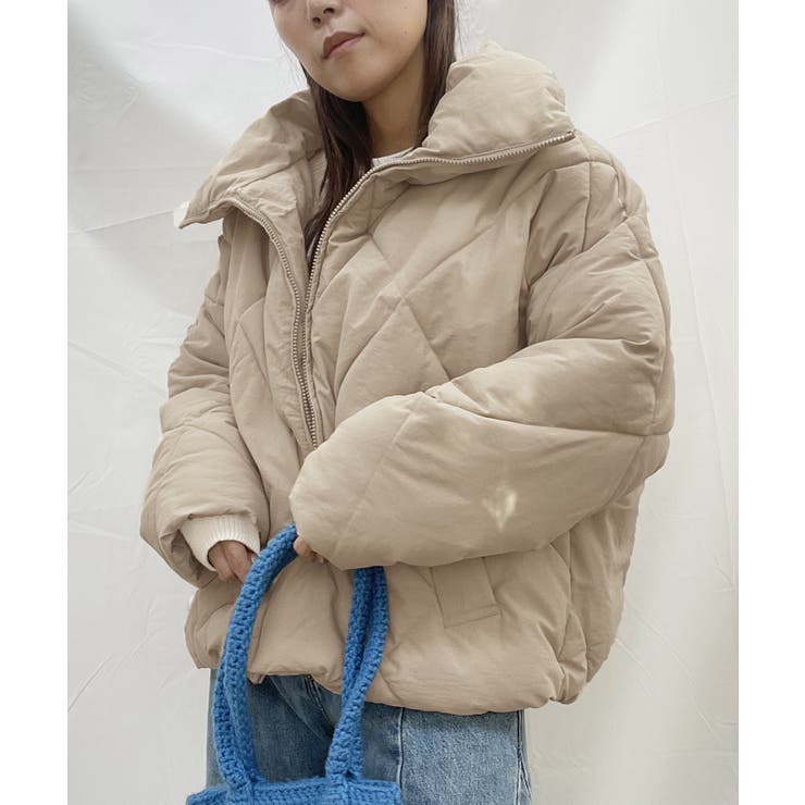 ビッグカラーキルティング中綿ブルゾン | Doula Doula | 詳細画像4 