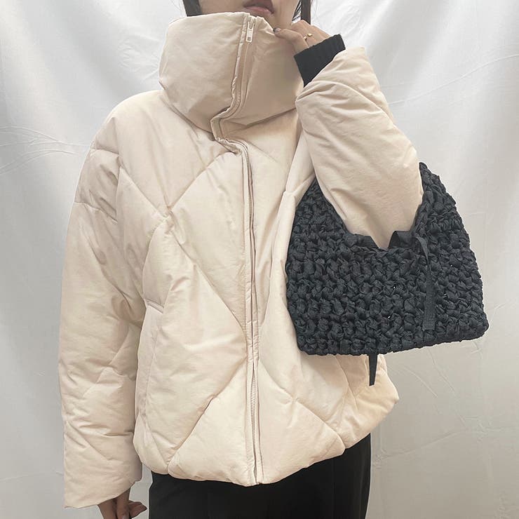 ビッグカラーキルティング中綿ブルゾン | Doula Doula | 詳細画像12 