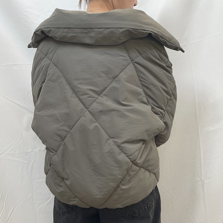 ビッグカラーキルティング中綿ブルゾン | Doula Doula | 詳細画像21 