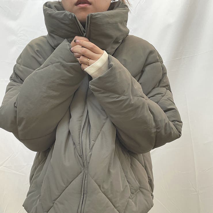 ビッグカラーキルティング中綿ブルゾン | Doula Doula | 詳細画像24 