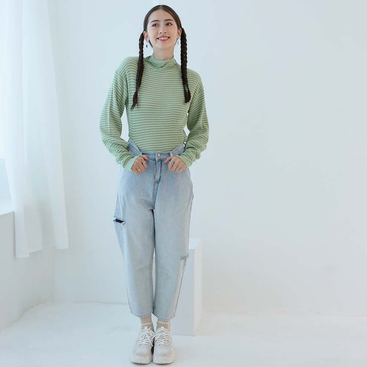 ボーダーハイネックニット | Doula Doula | 詳細画像21 