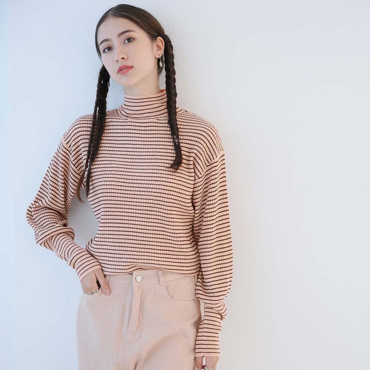 ボーダーハイネックニット | Doula Doula | 詳細画像32 