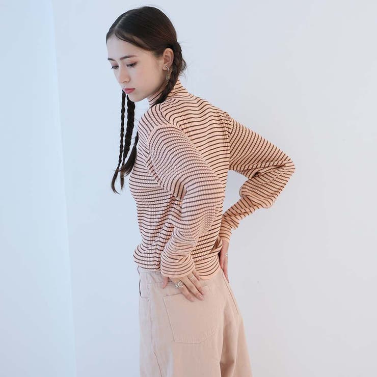 ボーダーハイネックニット | Doula Doula | 詳細画像35 