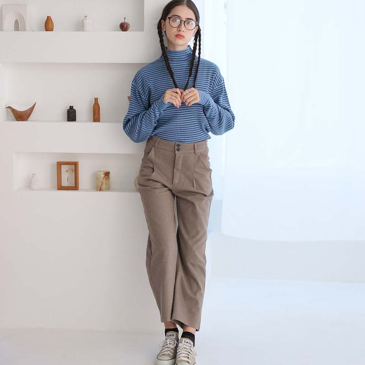 ボーダーハイネックニット | Doula Doula | 詳細画像38 