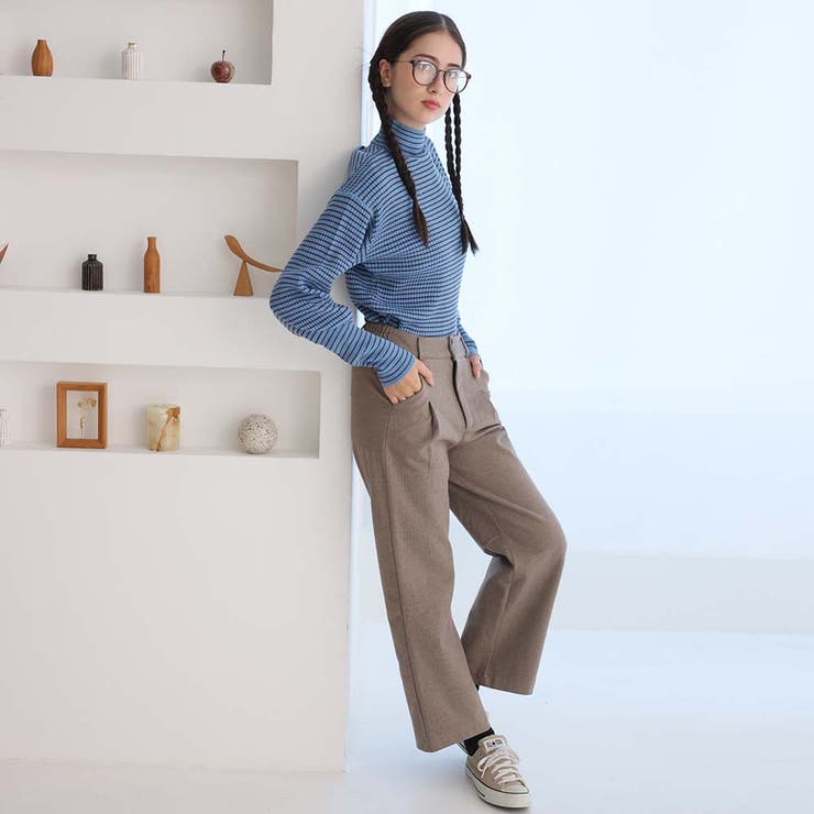 ボーダーハイネックニット | Doula Doula | 詳細画像39 