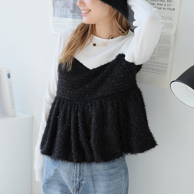 ドッキングペプラムトップス | Girly Doll | 詳細画像11 