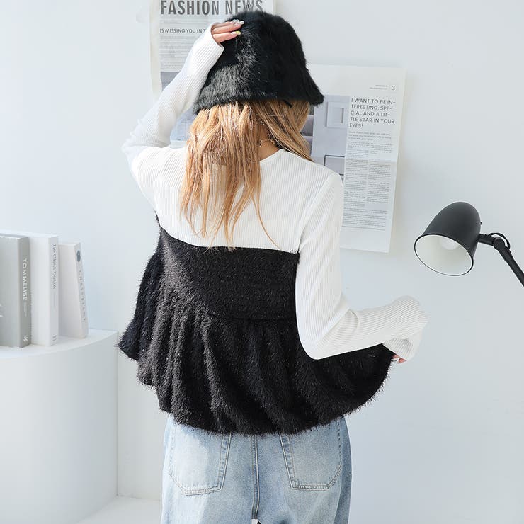 ドッキングペプラムトップス | Girly Doll | 詳細画像12 