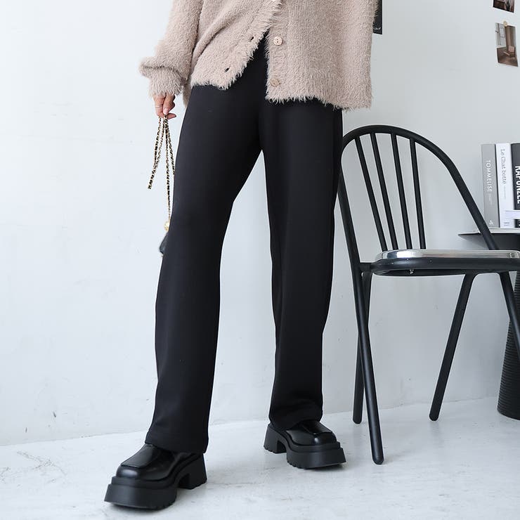 ダンボールニットカーブパンツ | Girly Doll | 詳細画像6 