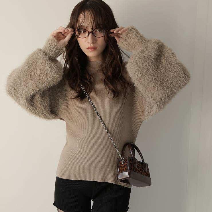 袖フェザーハイネックPO | Girly Doll | 詳細画像6 