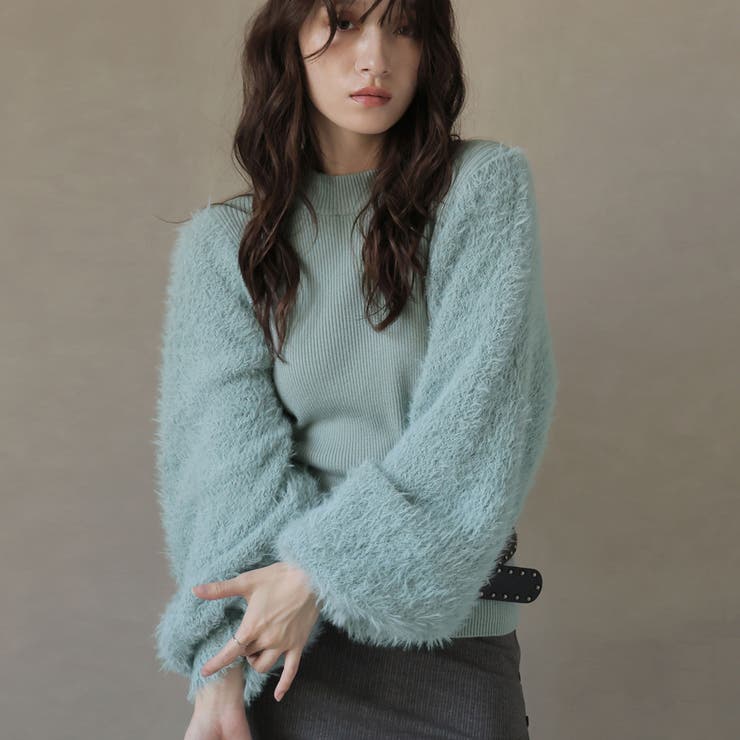 袖フェザーハイネックPO | Girly Doll | 詳細画像9 