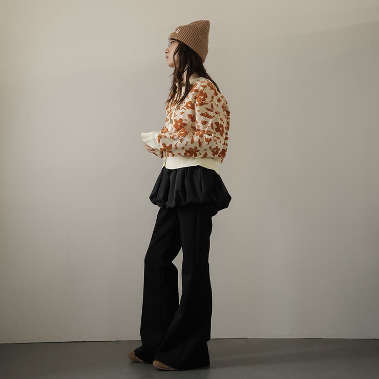 モール花柄ショートカーデ | Girly Doll | 詳細画像7 