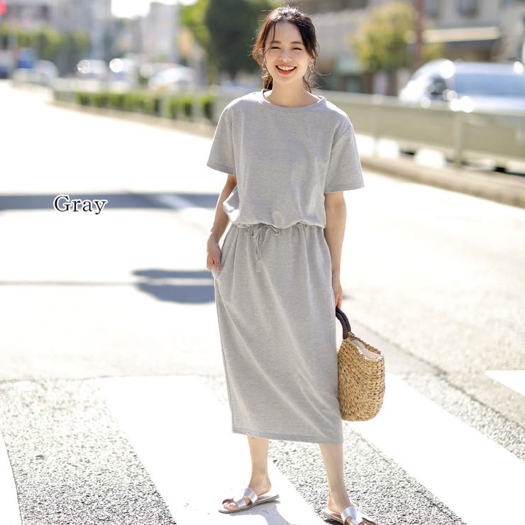 ミニ裏毛ウエストマークワンピース 韓国ファッション 品番 Zj Girly Doll ガーリードール のレディースファッション通販 Shoplist ショップリスト