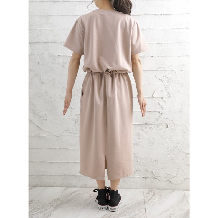 ミニ裏毛ウエストマークワンピース 韓国ファッション 品番 Zj Girly Doll ガーリードール のレディースファッション通販 Shoplist ショップリスト