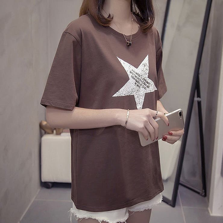 ガーリードール Girly Doll Tシャツとチュールセット【韓国ファッション】 （ベージュ） ガーリードール Girly Doll カットソー【韓国ファッション