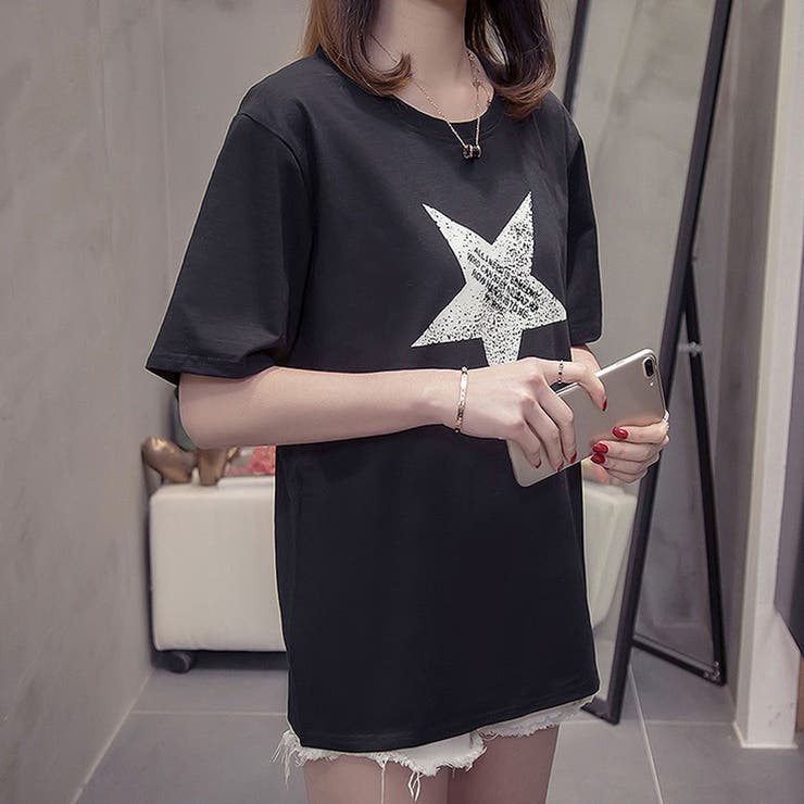 Tシャツ【韓国ファッション】[品番：ZJ000009539]｜Girly Doll