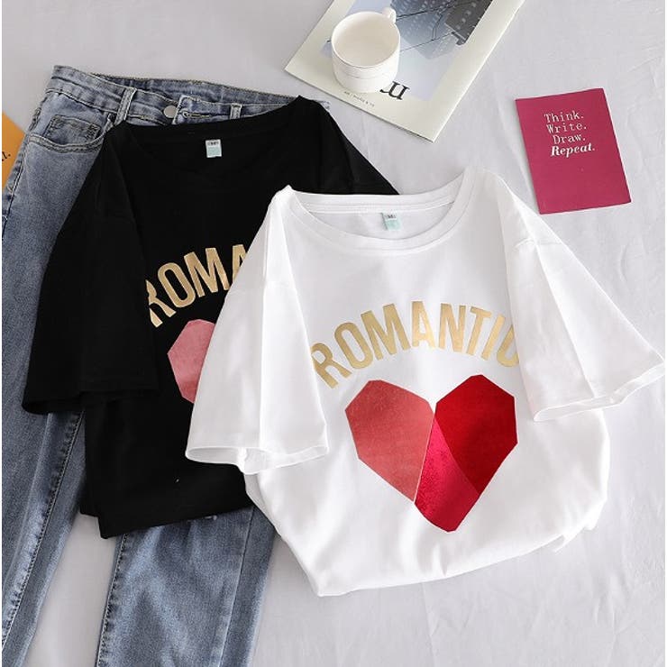 ハートイラストｔシャツ 品番 Zj Girly Doll ガーリードール のレディースファッション通販 Shoplist ショップリスト