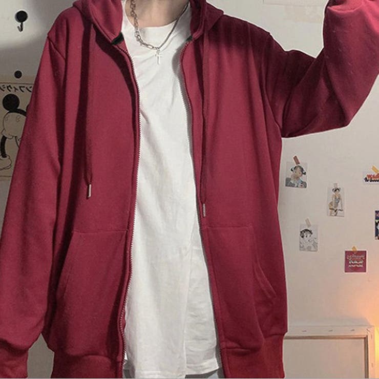 ジップアップパーカ【韓国ファッション】 | Girly Doll | 詳細画像2 