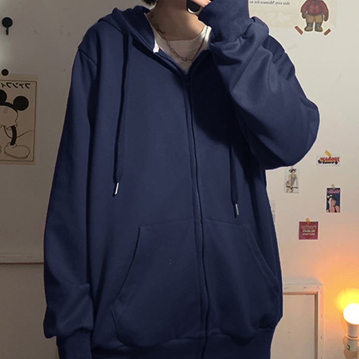 定価5万*美品✨ルネ 2020年 パールジップ♡フーディジャケット 34S セール】TC裏毛袖ワンポイントバック刺繍ジップアップパーカー