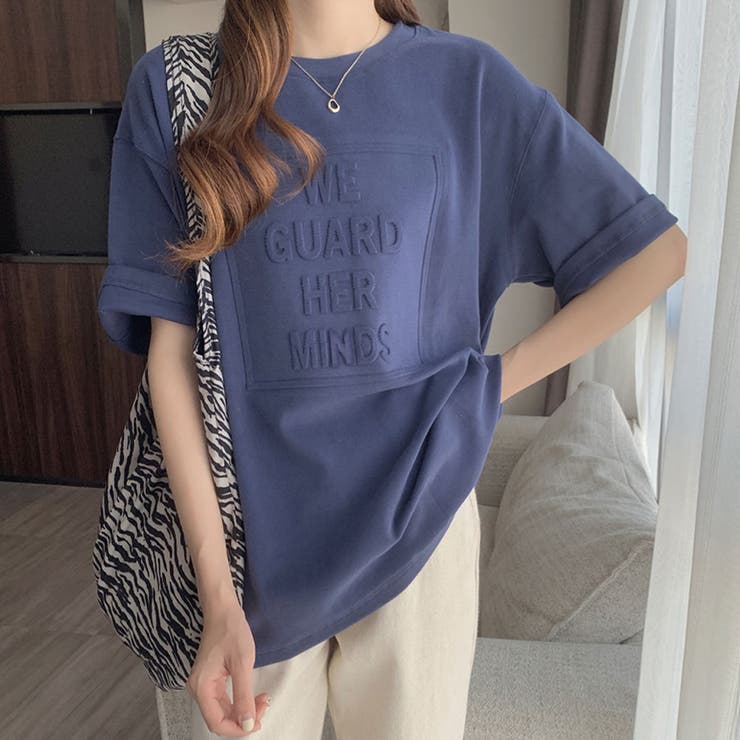 立体ロゴＴシャツ【韓国ファッション】 | Girly Doll | 詳細画像12 