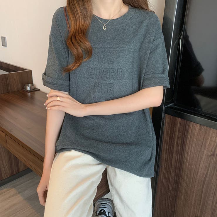 立体ロゴＴシャツ【韓国ファッション】 | Girly Doll | 詳細画像22 