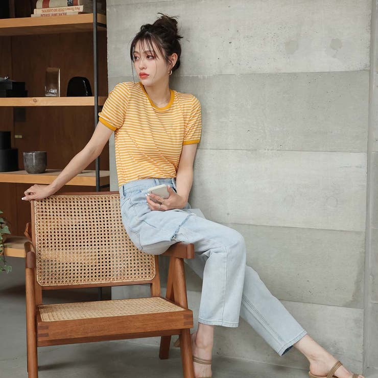 ボーダー半袖Ｔシャツ【韓国ファッション】 | Girly Doll | 詳細画像26 