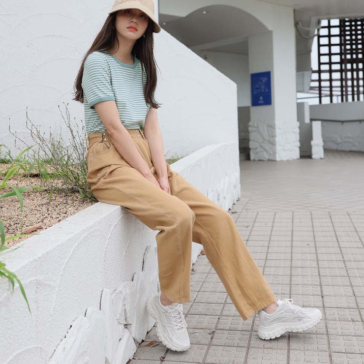 ボーダー半袖Ｔシャツ【韓国ファッション】 | Girly Doll | 詳細画像60 