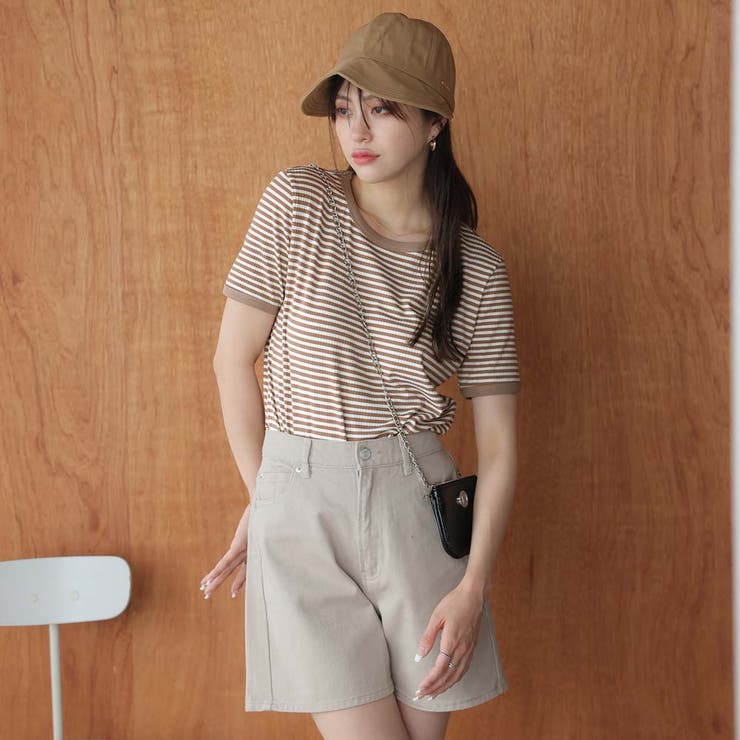 ボーダー半袖Ｔシャツ【韓国ファッション】 | Girly Doll | 詳細画像32 