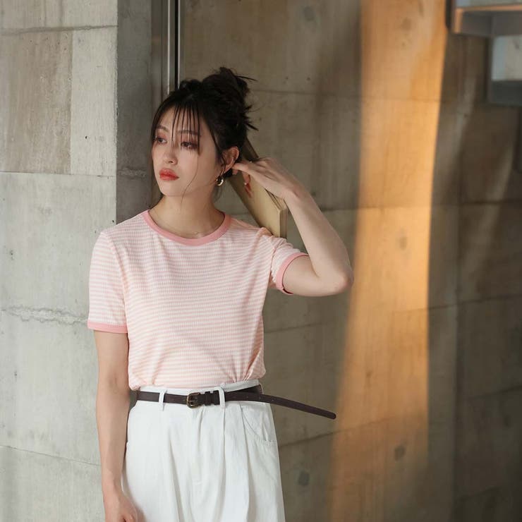 ボーダー半袖Ｔシャツ【韓国ファッション】 | Girly Doll | 詳細画像29 