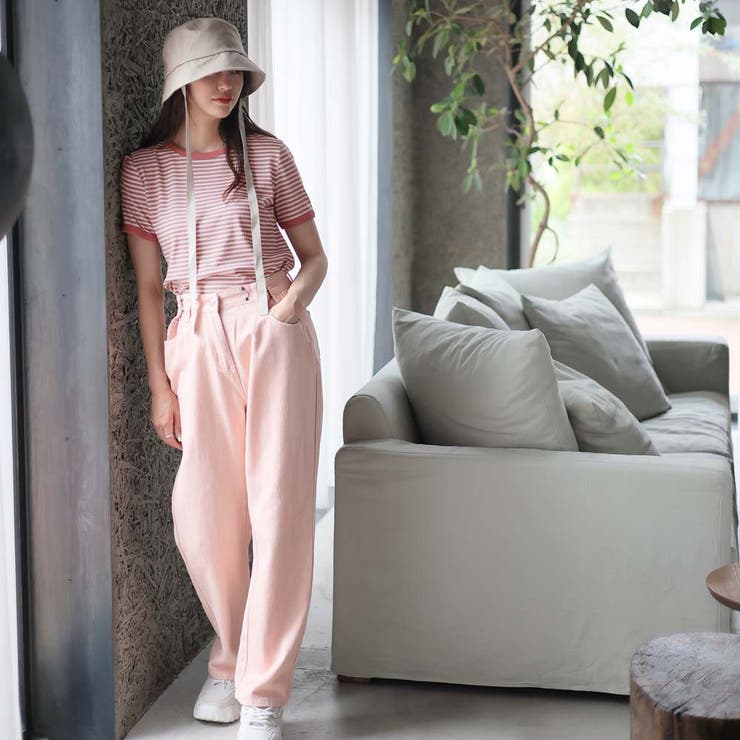 ボーダー半袖Ｔシャツ【韓国ファッション】 | Girly Doll | 詳細画像35 