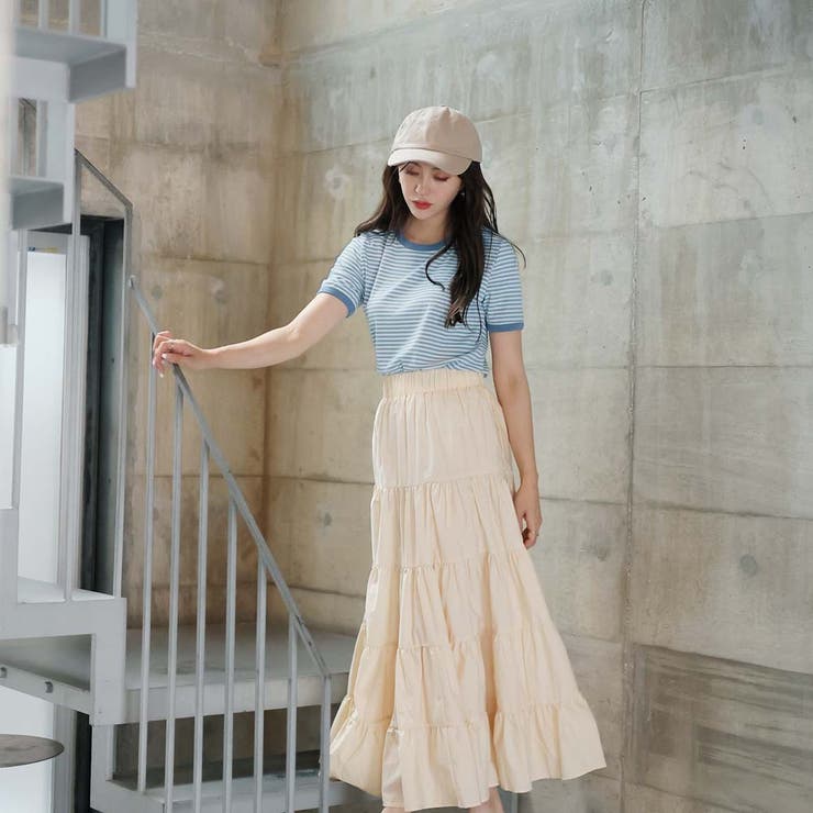 ボーダー半袖Ｔシャツ【韓国ファッション】 | Girly Doll | 詳細画像40 