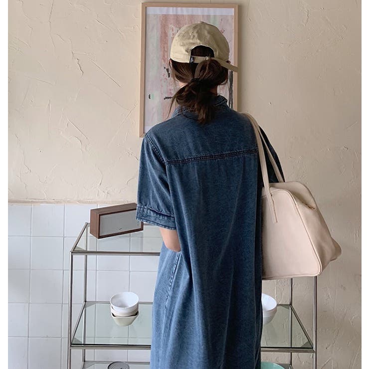 21正規激安 グッチ Gucci レディース ワンピース デニム シャツワンピース ワンピース ドレス Denim Shirt Dress Dark Blue Mix 全日本送料無料 Grammo Org