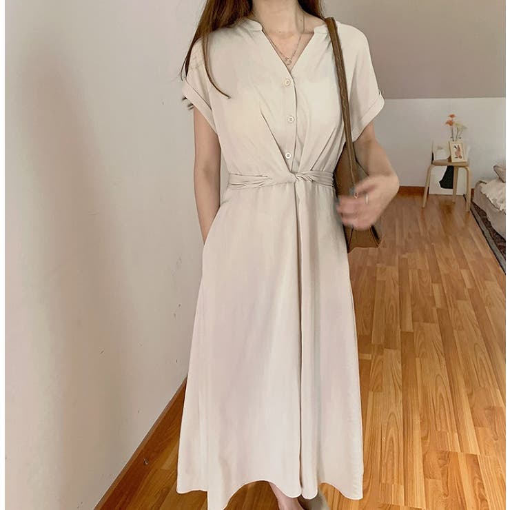 ウエストシェイプワンピース 韓国fashion 品番 Zj Girly Doll ガーリードール のレディースファッション通販 Shoplist ショップリスト