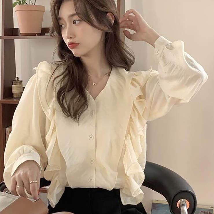 韓国人気！(R004)バービードール　チャーム ブラウス着用 ブラウス【韓国ファッション】【春夏新商品】[品番：ZJ000020296