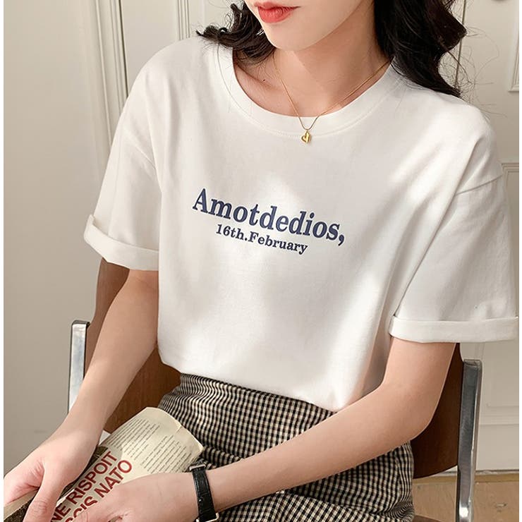 ピンク】Ｔシャツ【韓国ファッション】[品番：ZJ000016800]｜Girly