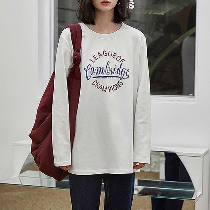 ホワイト | カットソー【韓国ファッション】【春夏新商品】 | Girly Doll